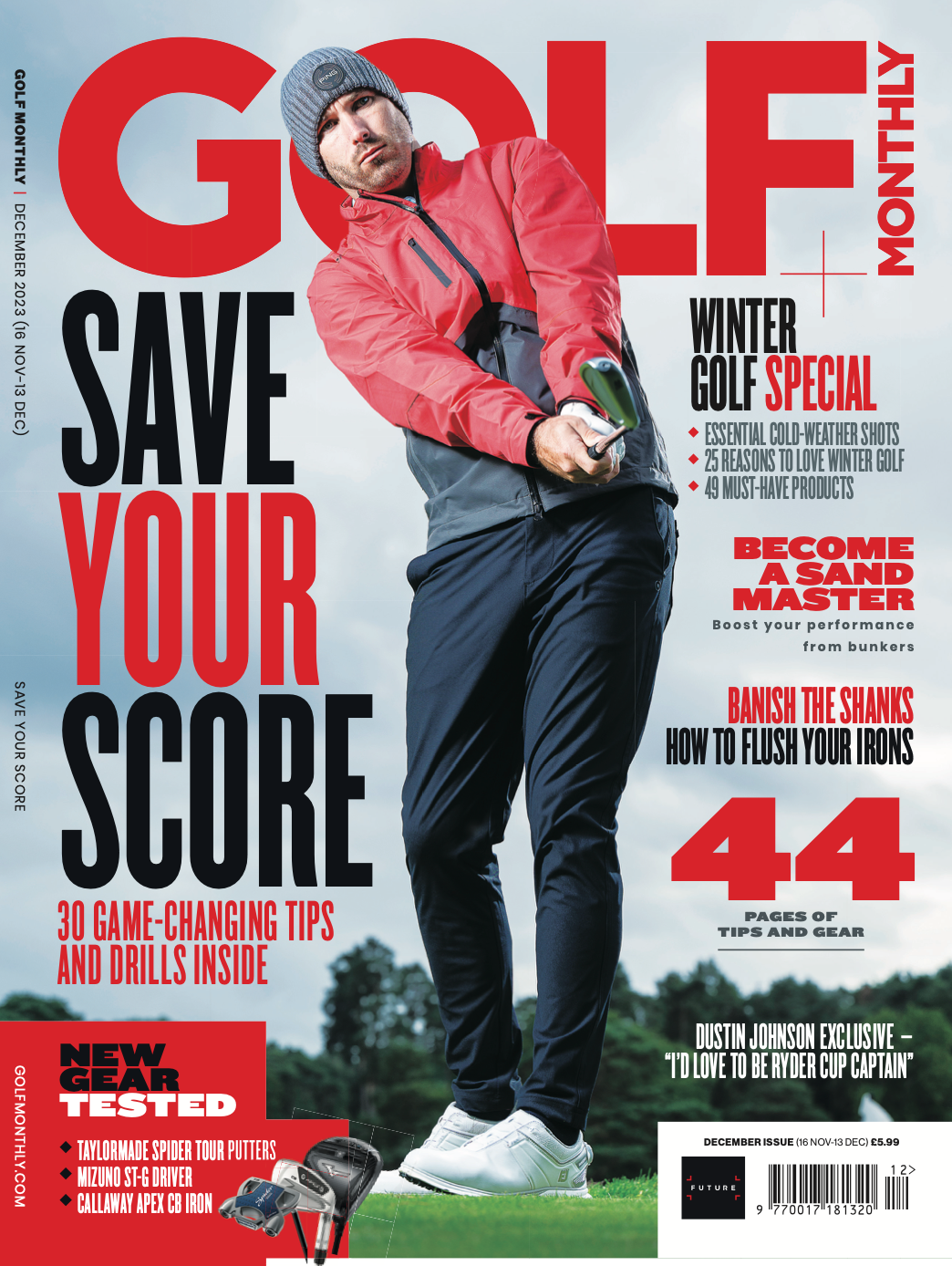 Golf Monthly front cover December 2023