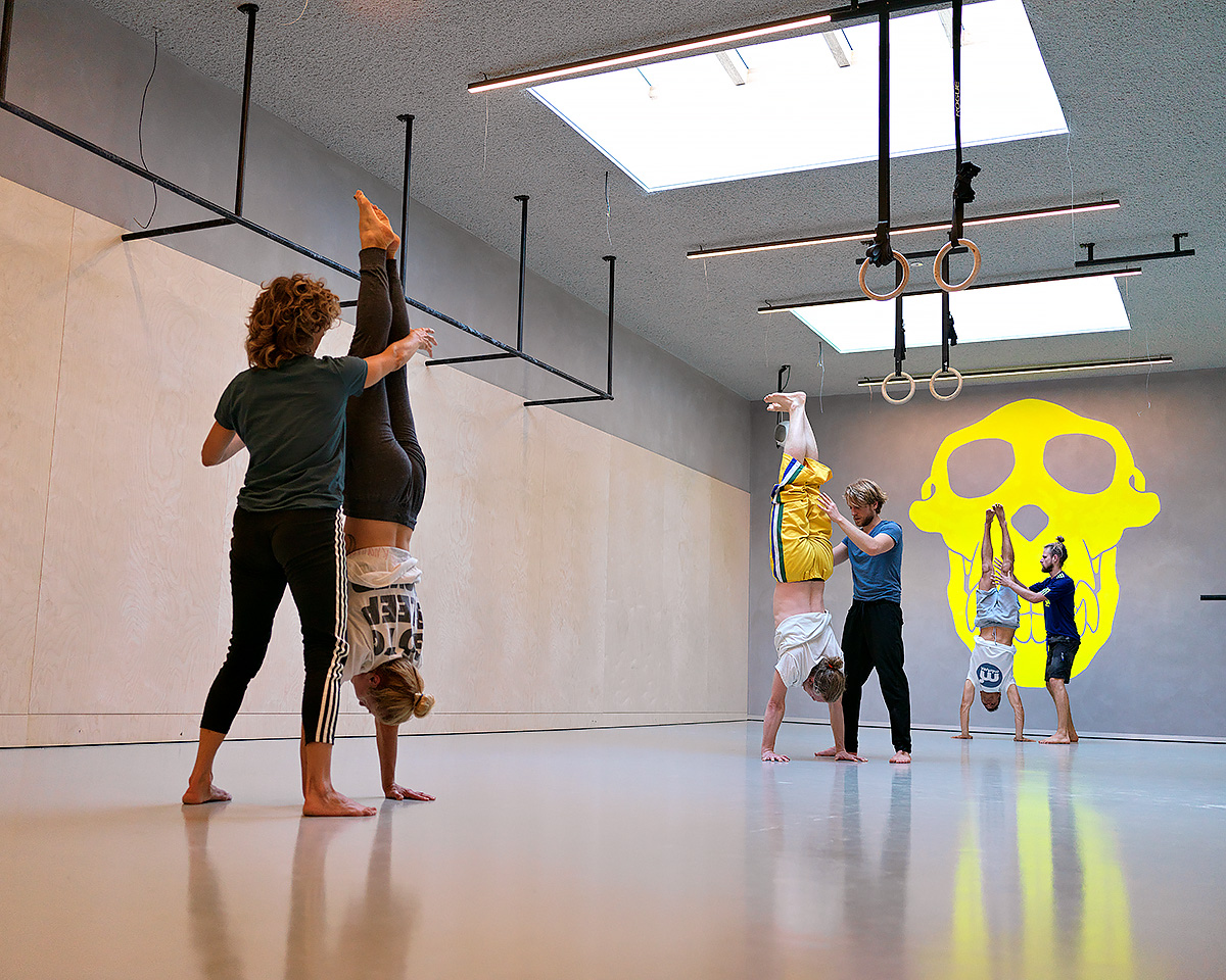 Coached handstand practice at Crazy Monkey in the Jordaan
