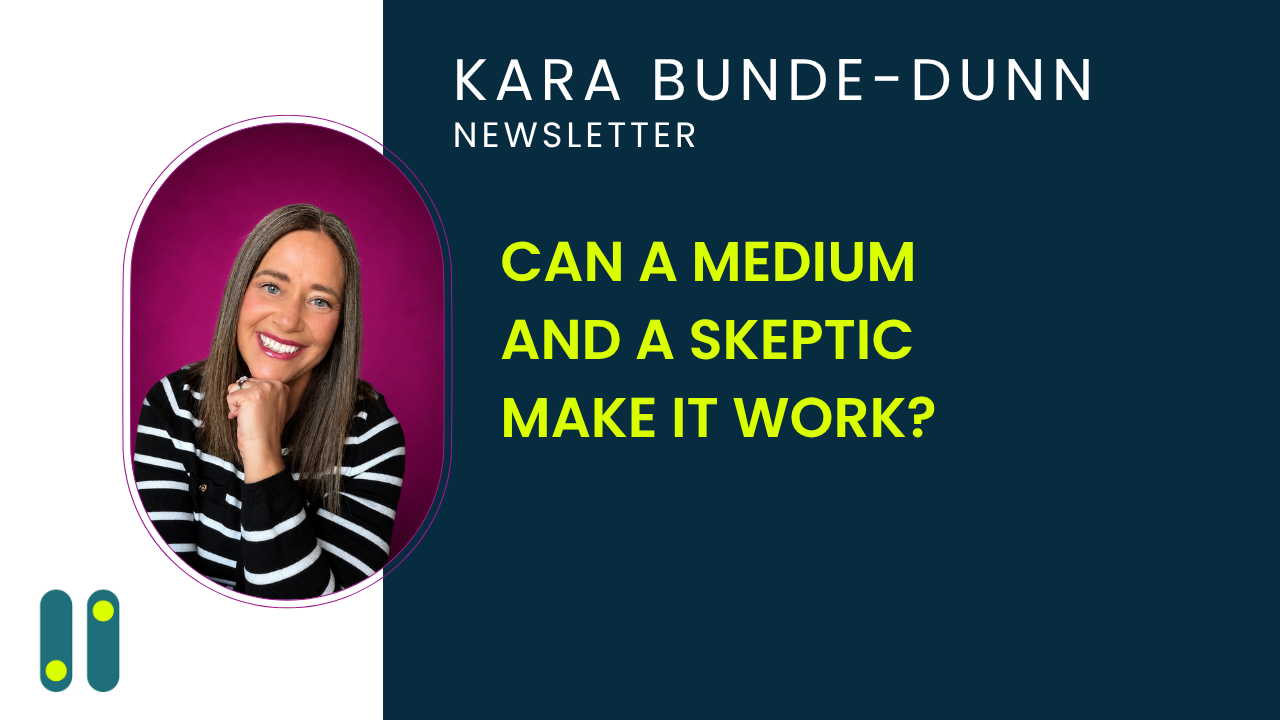 Can a medium and a skeptic make it work?