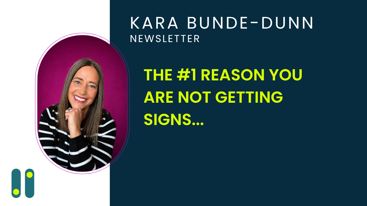 The #1 Reason You Are Not Getting Signs...