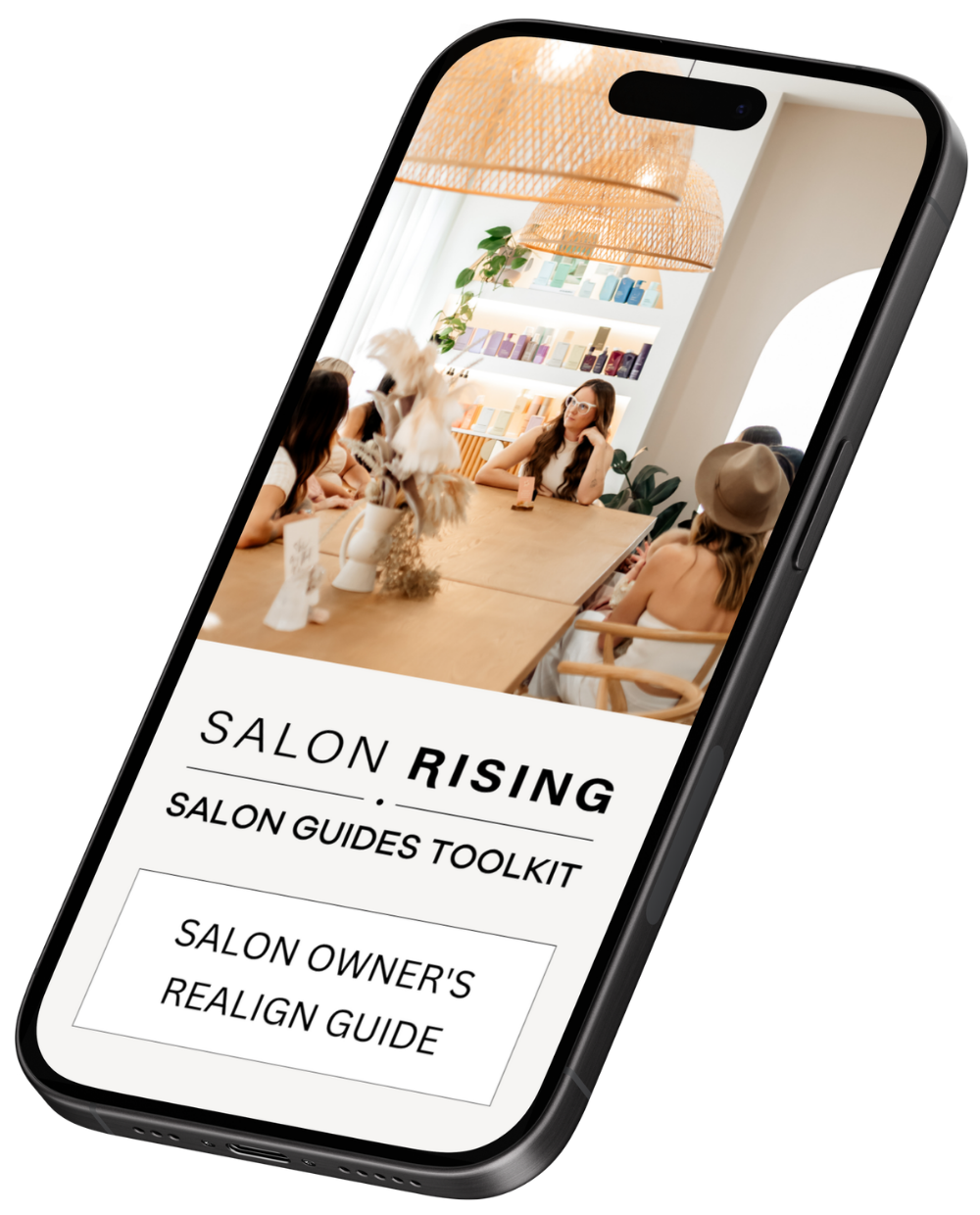 The Salon Owner's Realign Guide, a downloadable reset workbook for salon owners