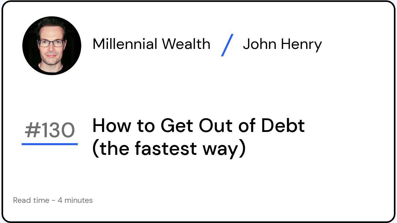 How to Get Out of Debt (the fastest way)