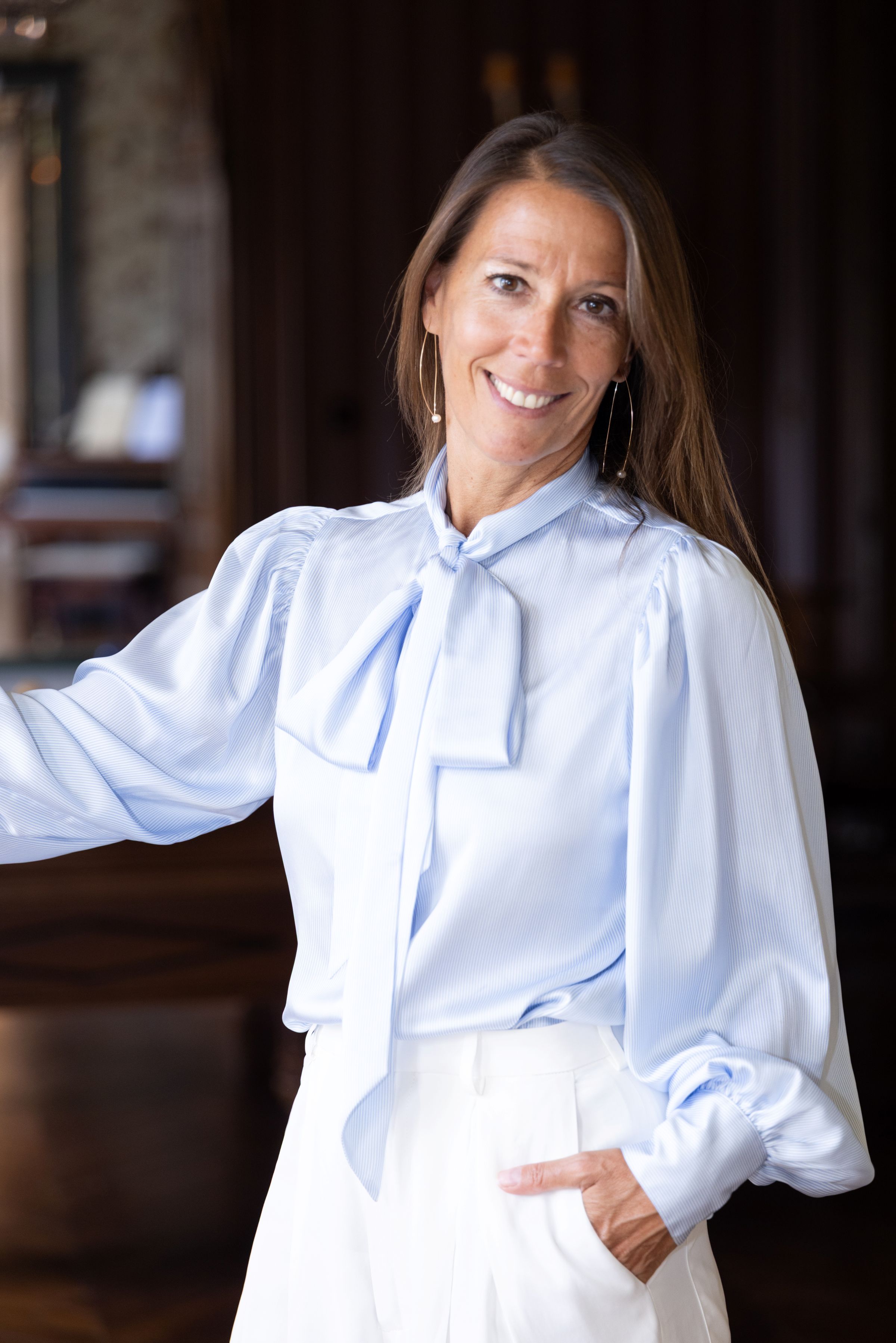 Professional portrait taken at the château