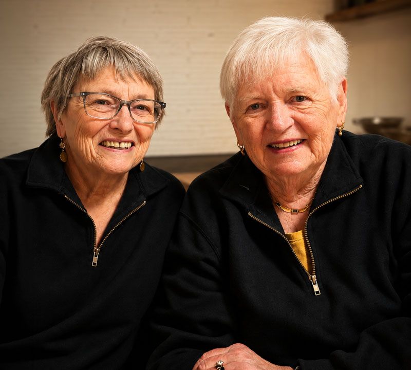 Sandy and Nancy, hosts of Historical Series