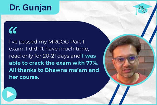 MRCOG Part 1 testimonial 7 thumbnail
