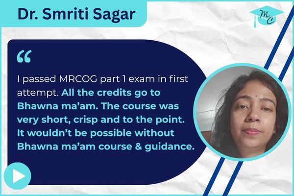 MRCOG Part 1 testimonial 2 thumbnail