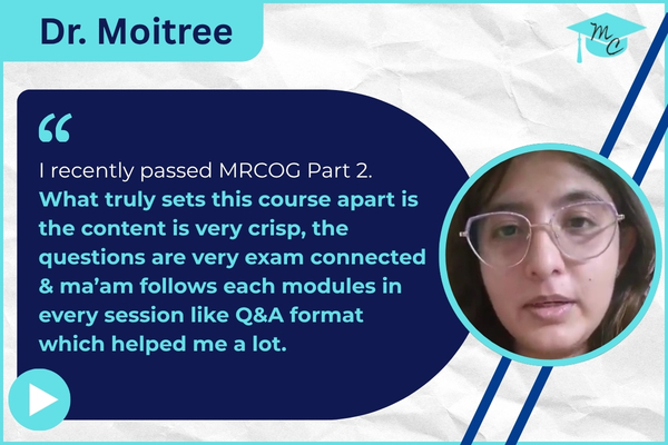 MRCOG Part 2 testimonial 10 thumbnail