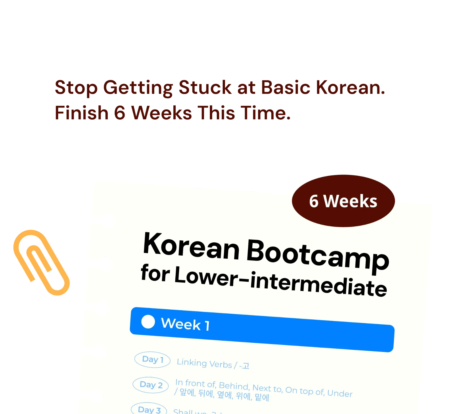 Korean Bootcamp for Beginners