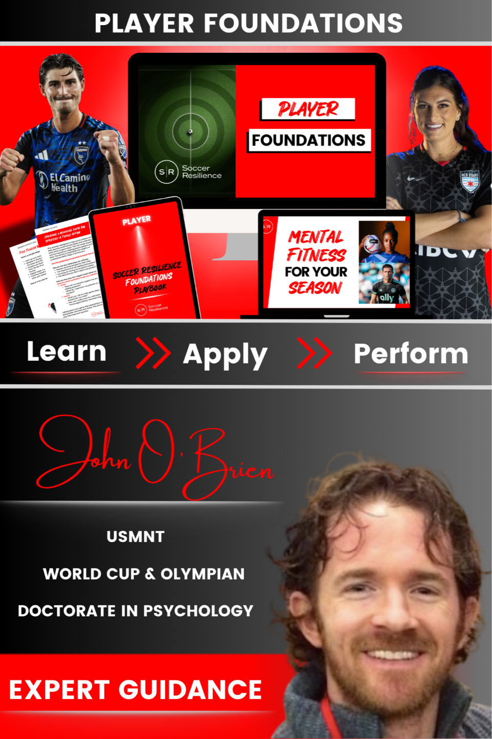 Player Foundations training with one-on-one coaching from John O’Brien
