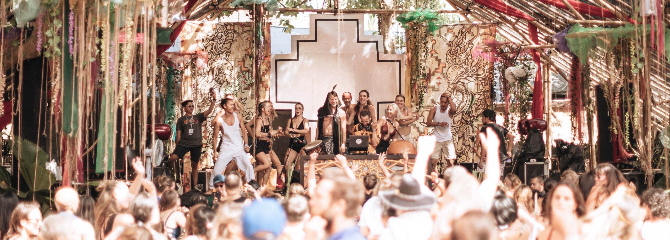 Dion SoulFire DJing Ecstatic Dance at Bali spirit festival 
