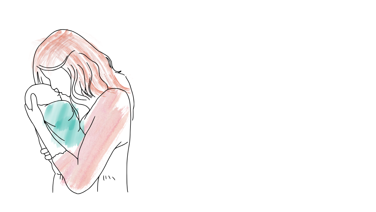 Mother holding crying baby, overwhelmed and exhausted — understanding baby sleep and needs