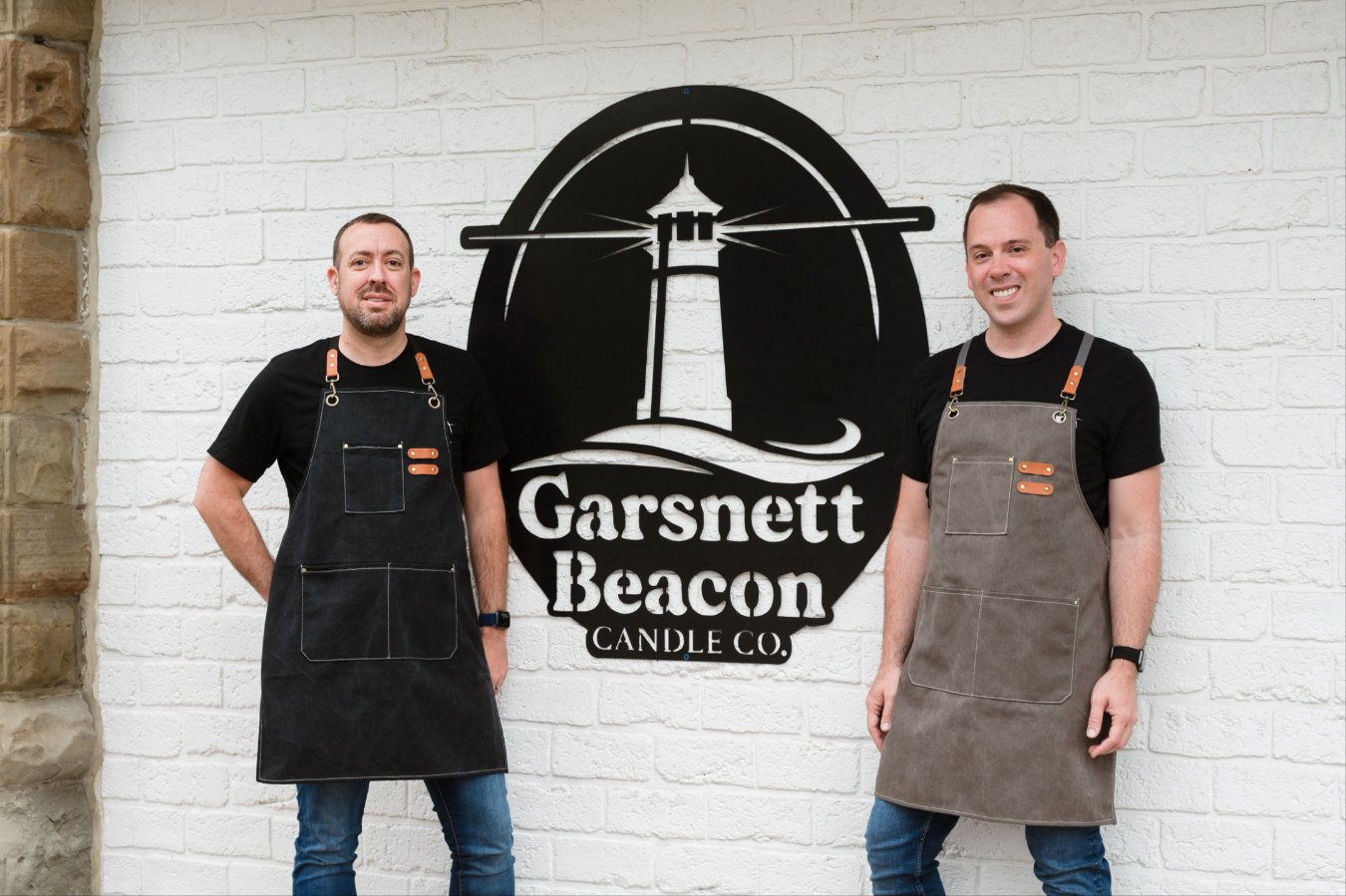 Chad and Sabastian Garsnett of Garsnett Beacon Candle Co.