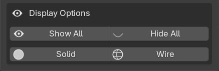 Bloque Display Options