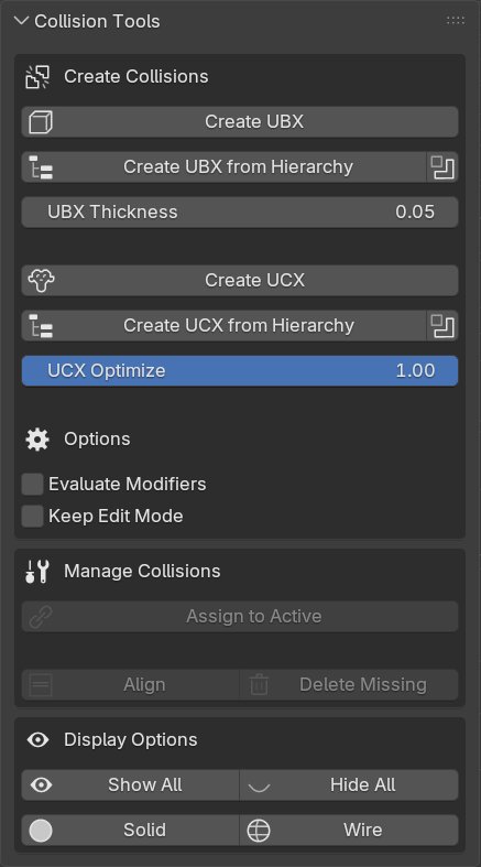 Panel Collision Tools