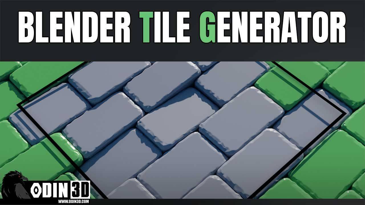 Sistema modular de tiles de piedra repetidos mediante un flujo procedural.