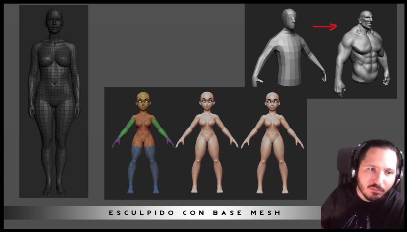 Bases curso esencial esculpido Odin3D