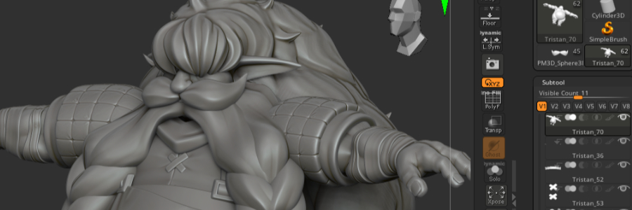 Esculpido de detalles en ZBrush