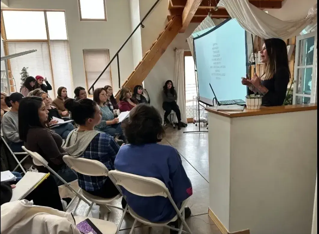 Beauty professionals attending a Beauty Business Bootcamp