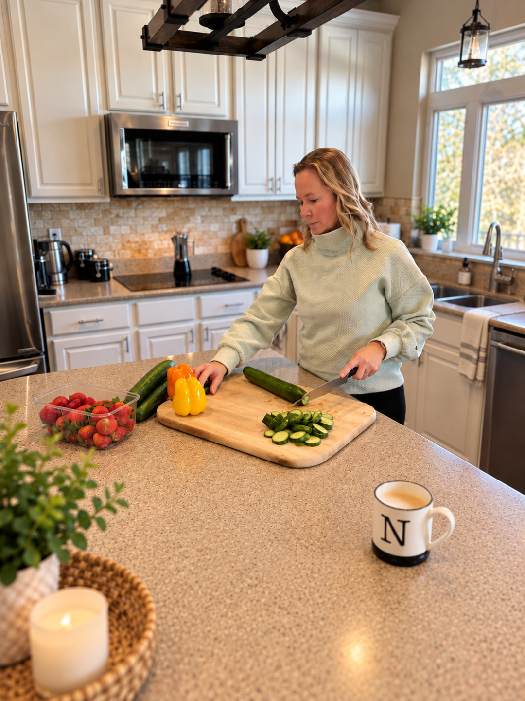 Nikki Cheak at home