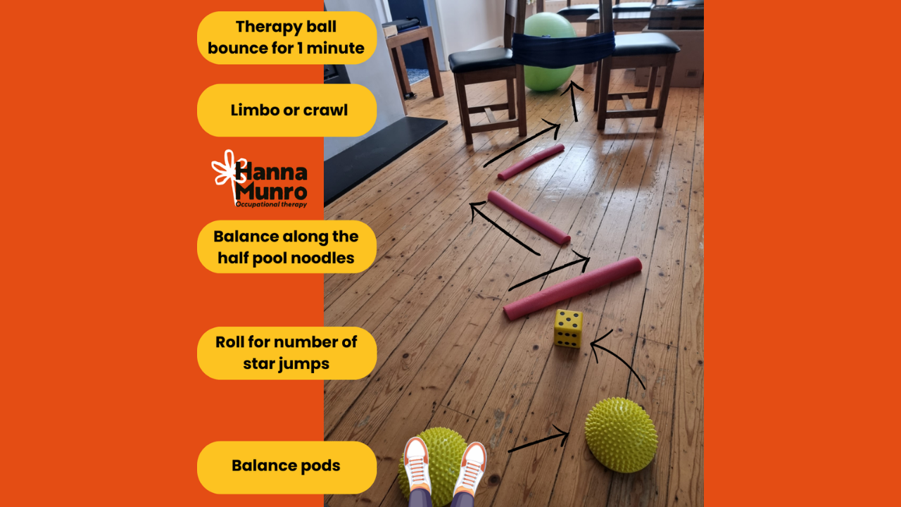  Make your own sensory movement path