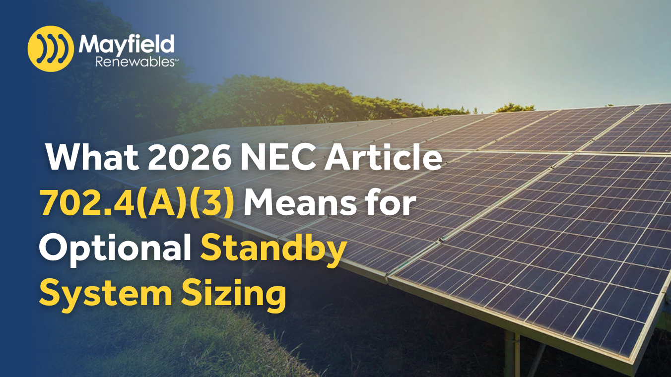 pv system with blue overlay