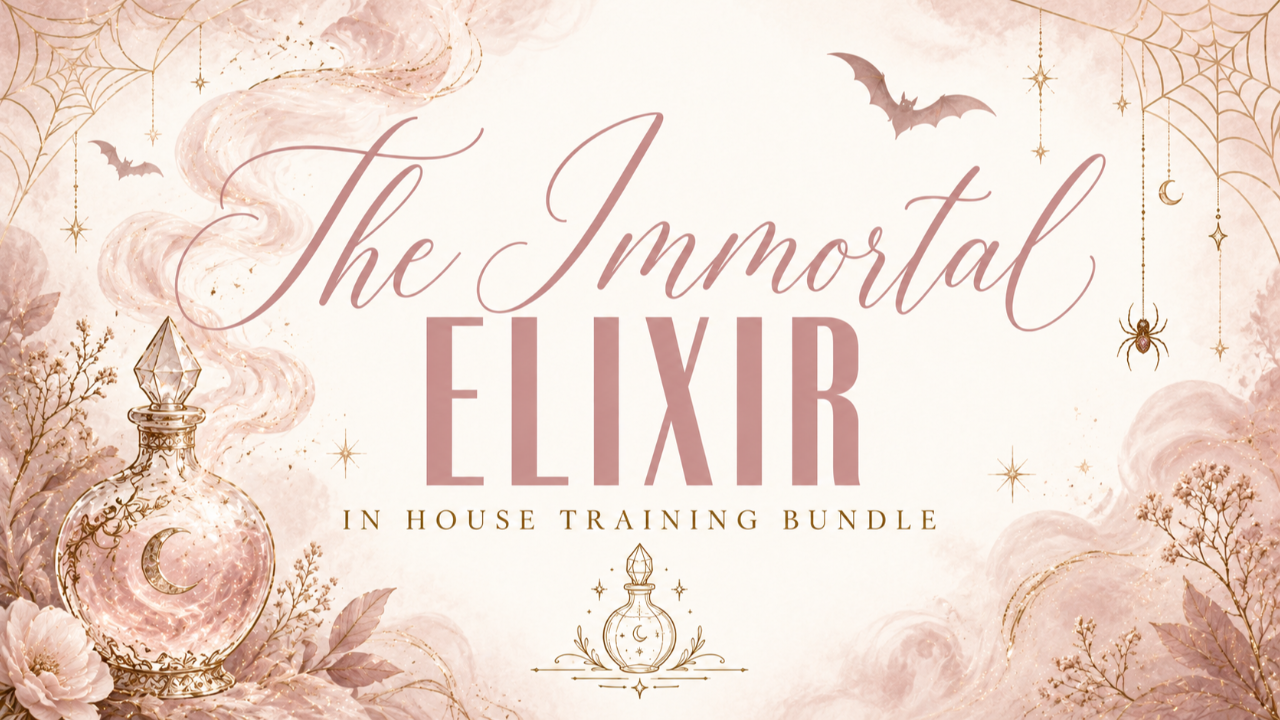 The Immortal Elixir Halloween in house training bundle