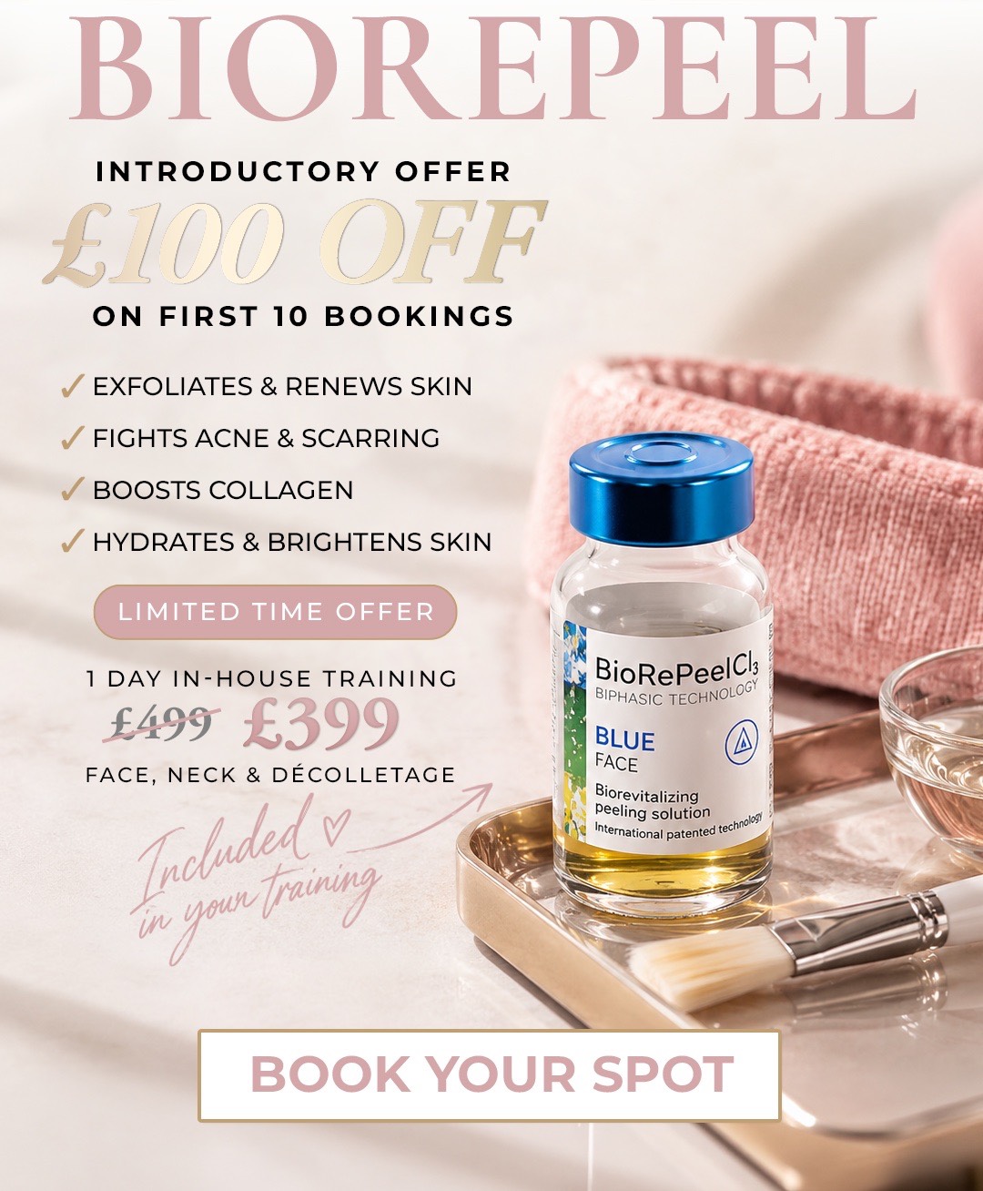 BioRePeel in-house practical training at House of Girl Boss