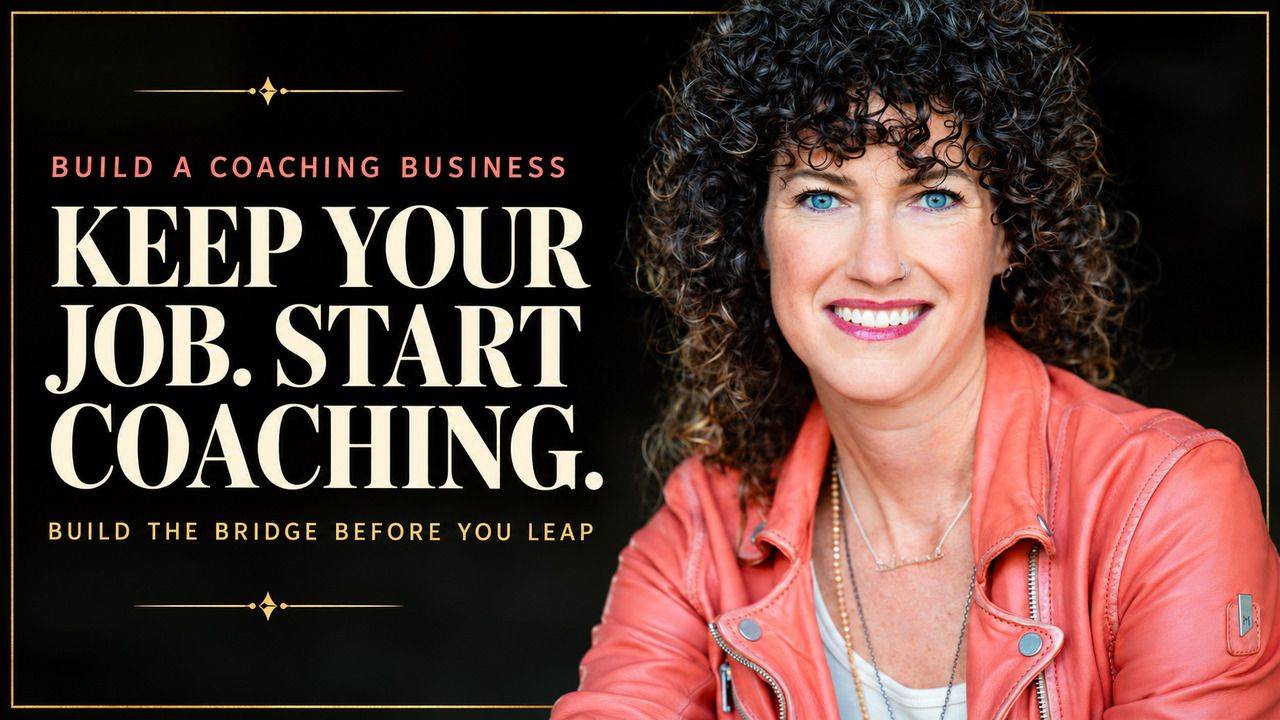 Alanna Kaivalya: Keep your job. Start coaching. Build the bridge before you leap.