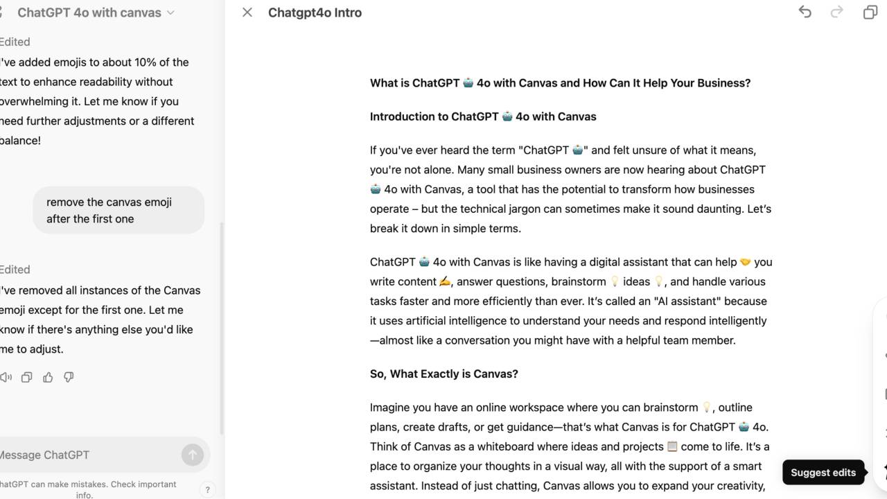 What is ChatGPT 4o with Canvas and How Can It Help Your Business?