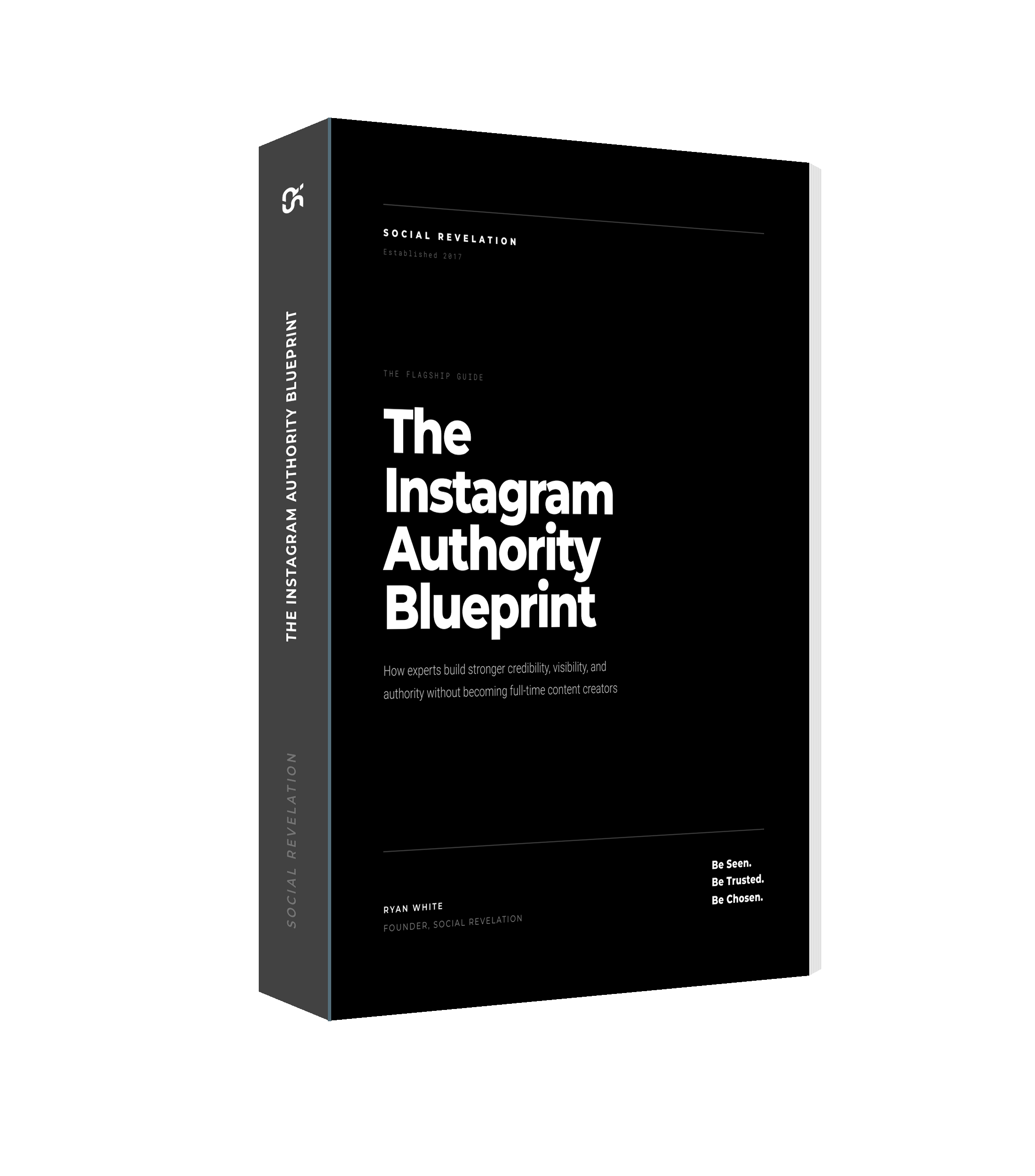 The Instagram Authority Blueprint 3D book mockup