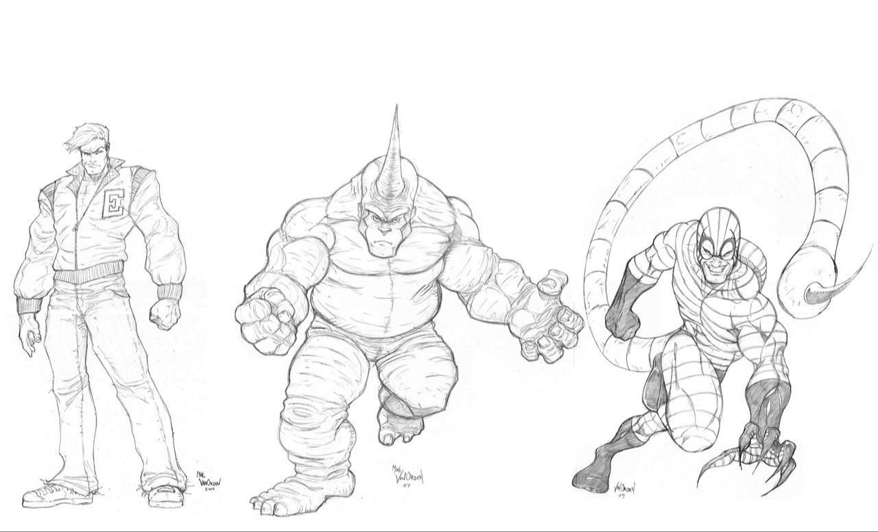 Comic art showcase