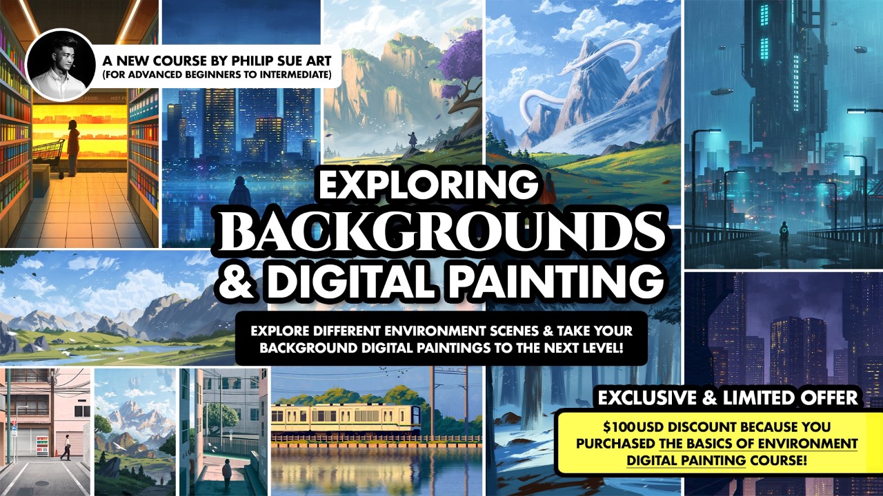 Philip Sue - Exploring Backgrounds & Digital Painting