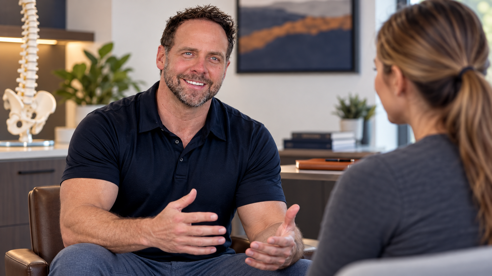 Patient communication training conversation