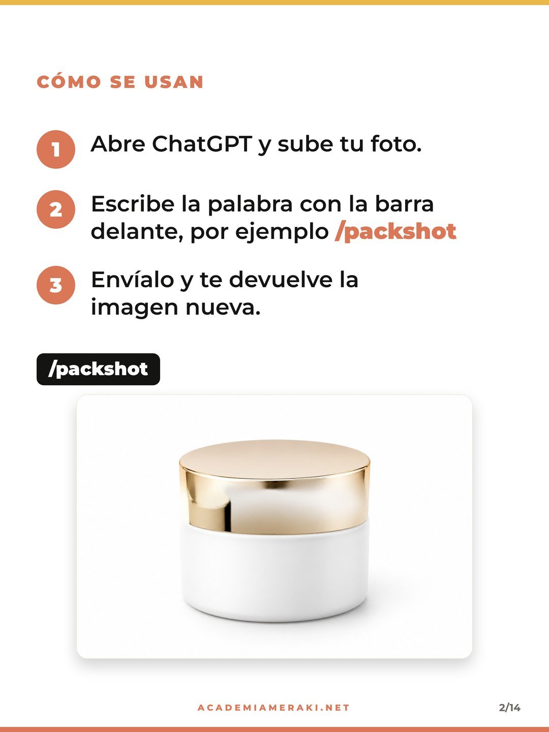 Slide de carrusel hecho con IA