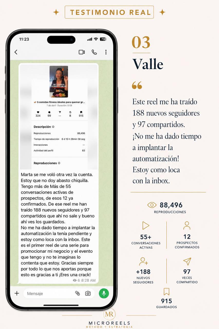 Testimonio Valle – 188 nuevos seguidores