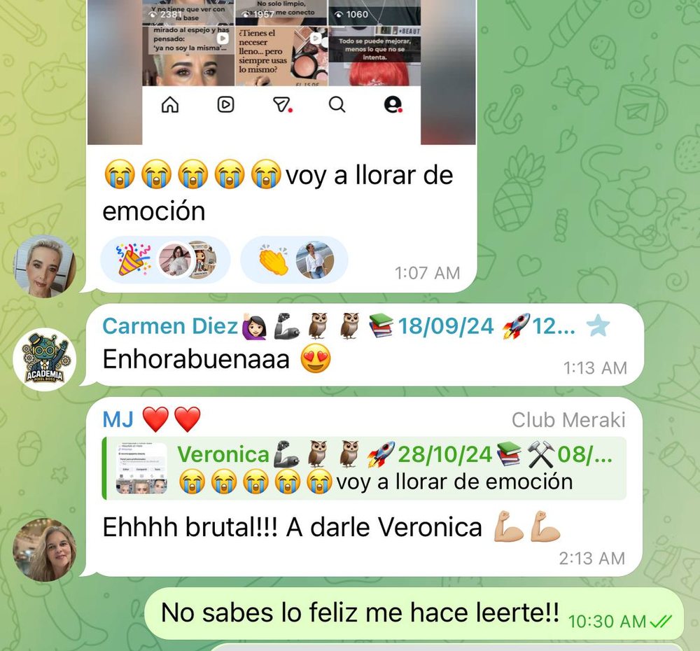 Testimonio de alumnas de Academia Meraki