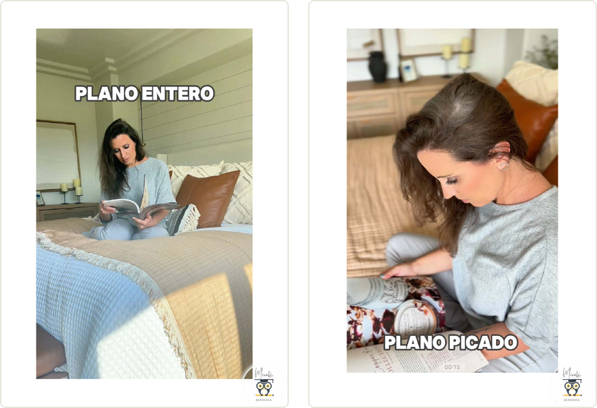 Ejemplos de plano entero y plano picado