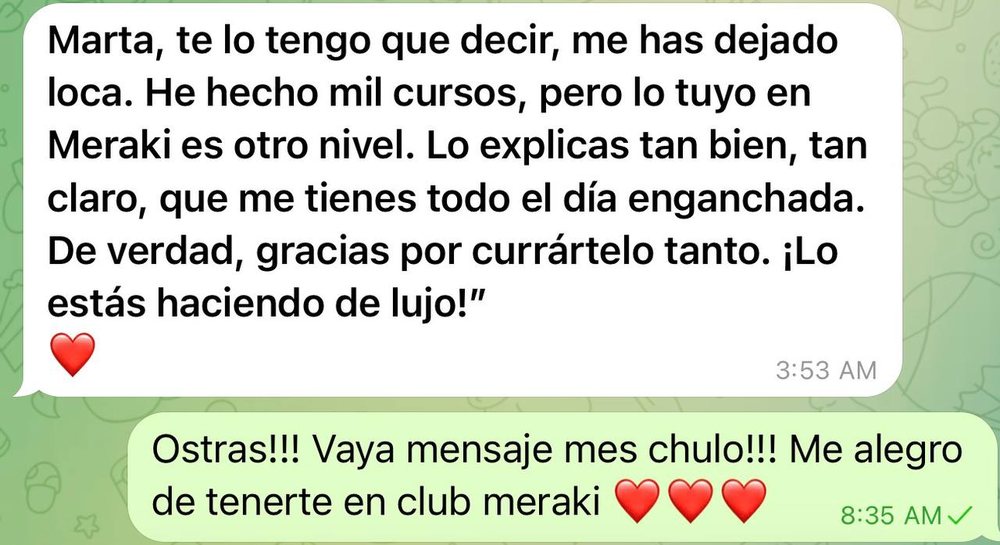 Testimonio de una alumna de Academia Meraki