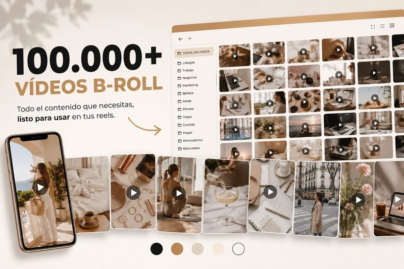 100.000+ vídeos B-roll