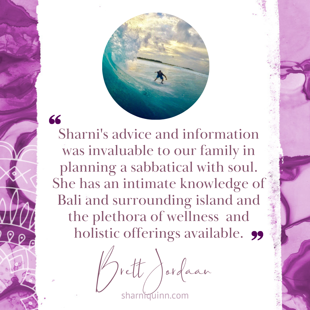 Sharni Quinn Bali Retreat Testimonial_Caron