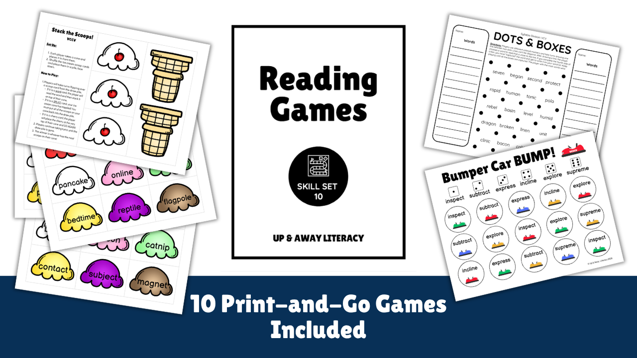 Print-and-Go Games: Skill Set 10