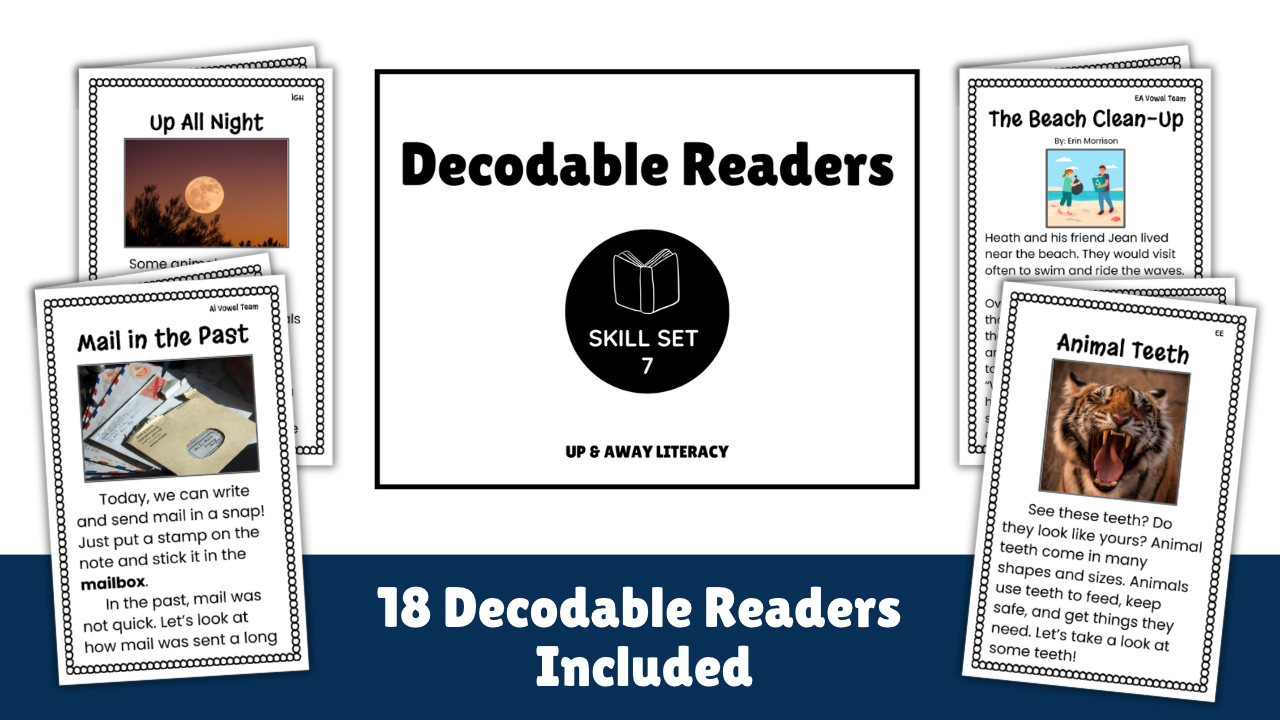 Decodable Readers: Skill Set 7 (Vowel Teams- Long Sounds)