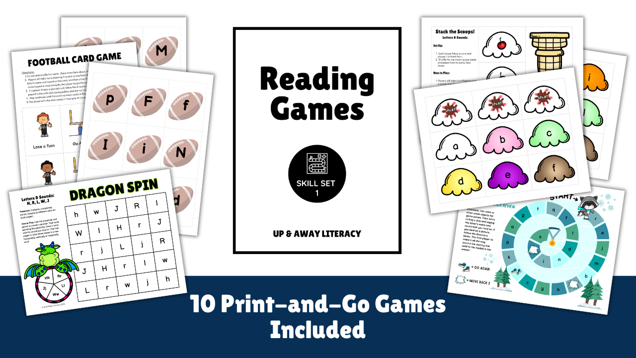 Print-and-Go Games: Skill Set 1