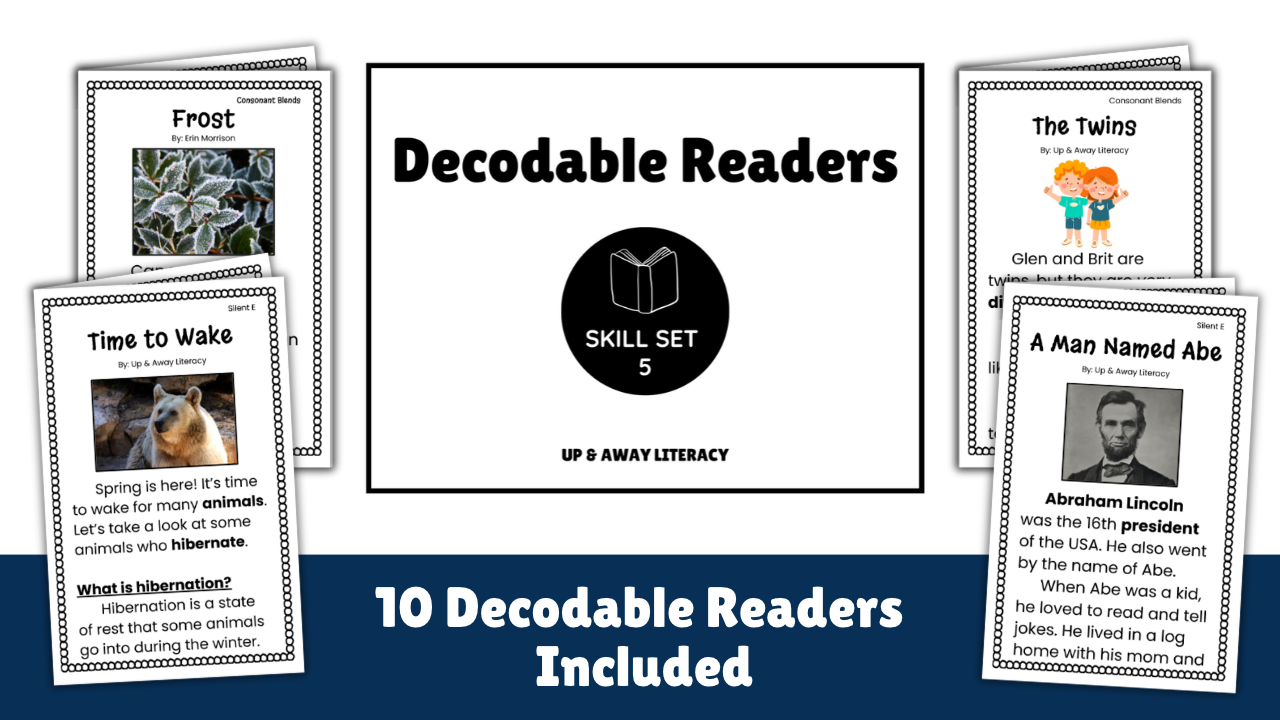 Decodable Readers: Skill Set 5 (Silent E)