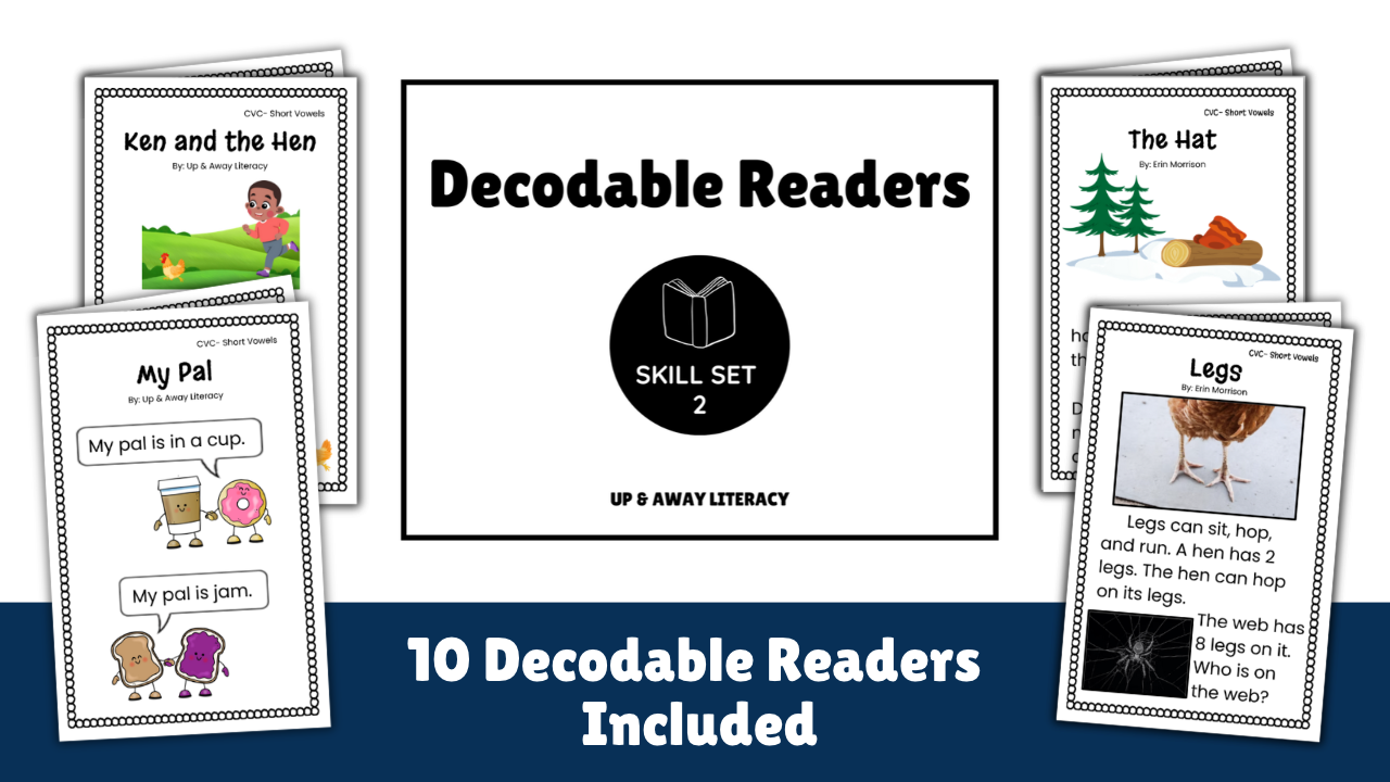 Decodable Readers: Skill Set 2 (CVC)