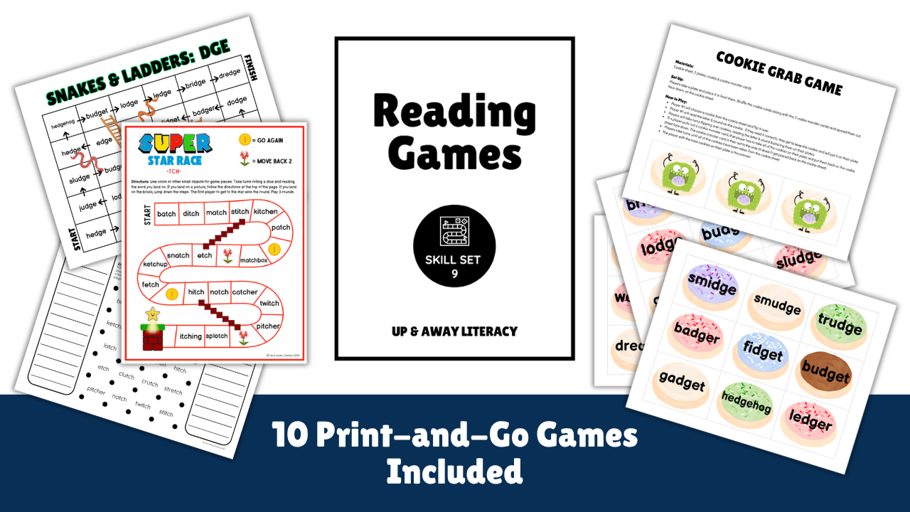 Print-and-Go Games: Skill Set 9