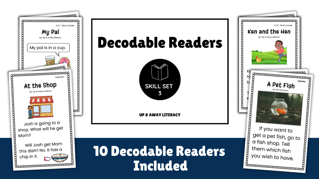 Decodable Readers: Skill Set 3 (Digraphs)