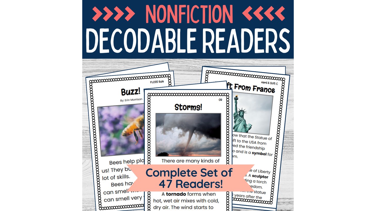 Complete Set of LIFT OFF! Fiction & Nonfiction Decodable Readers