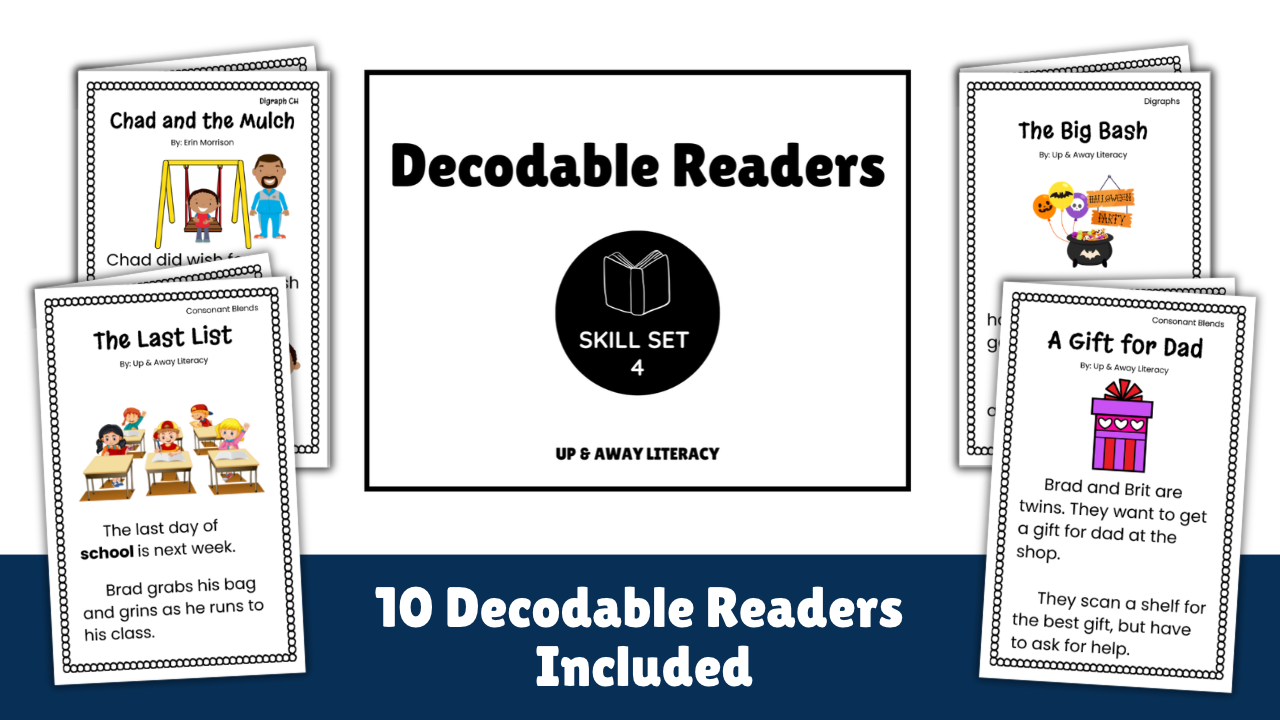 Decodable Readers: Skill Set 4 (Blends)
