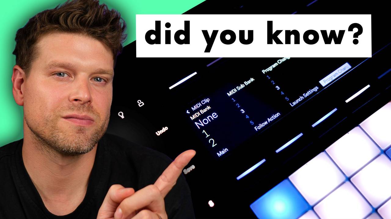 How to Send Program Changes from Ableton Push 3 Standalone